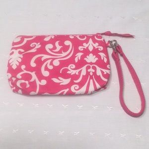 thirty-one Wristlet URBold Pink & White